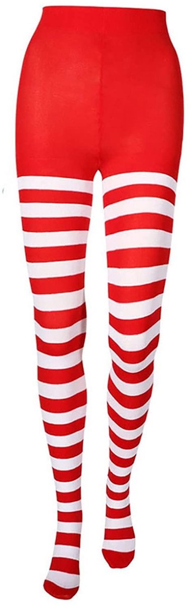 Solidchoice - Gestreepte Tights voor Vrouwen voor Feestdagen