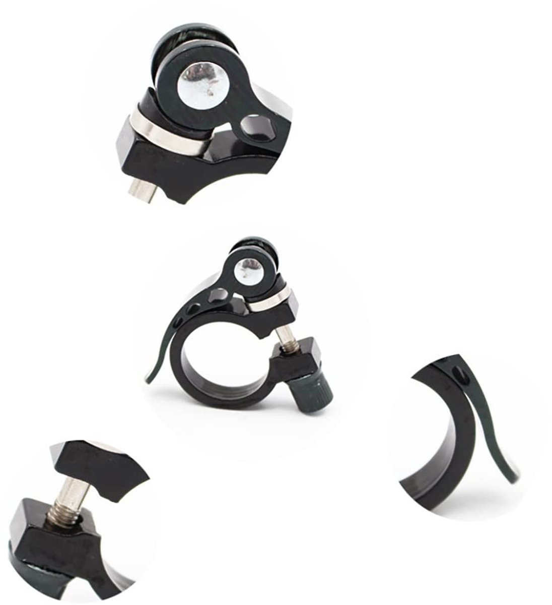 Solidchoice - Aluminium Zadelpenklem voor Fiets, 2 Stijlen