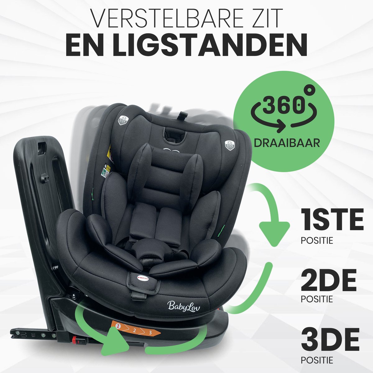 Online Gadget World BabyLov Autostoel 360° Draaibaar thumbnail 3
