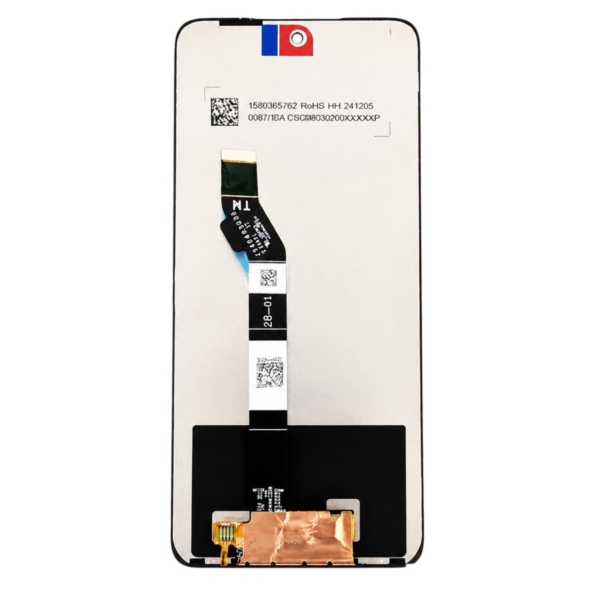 Motorola, AMOLED Vervangend Scherm voor Motorola Moto G56 Service Pack, Zwart