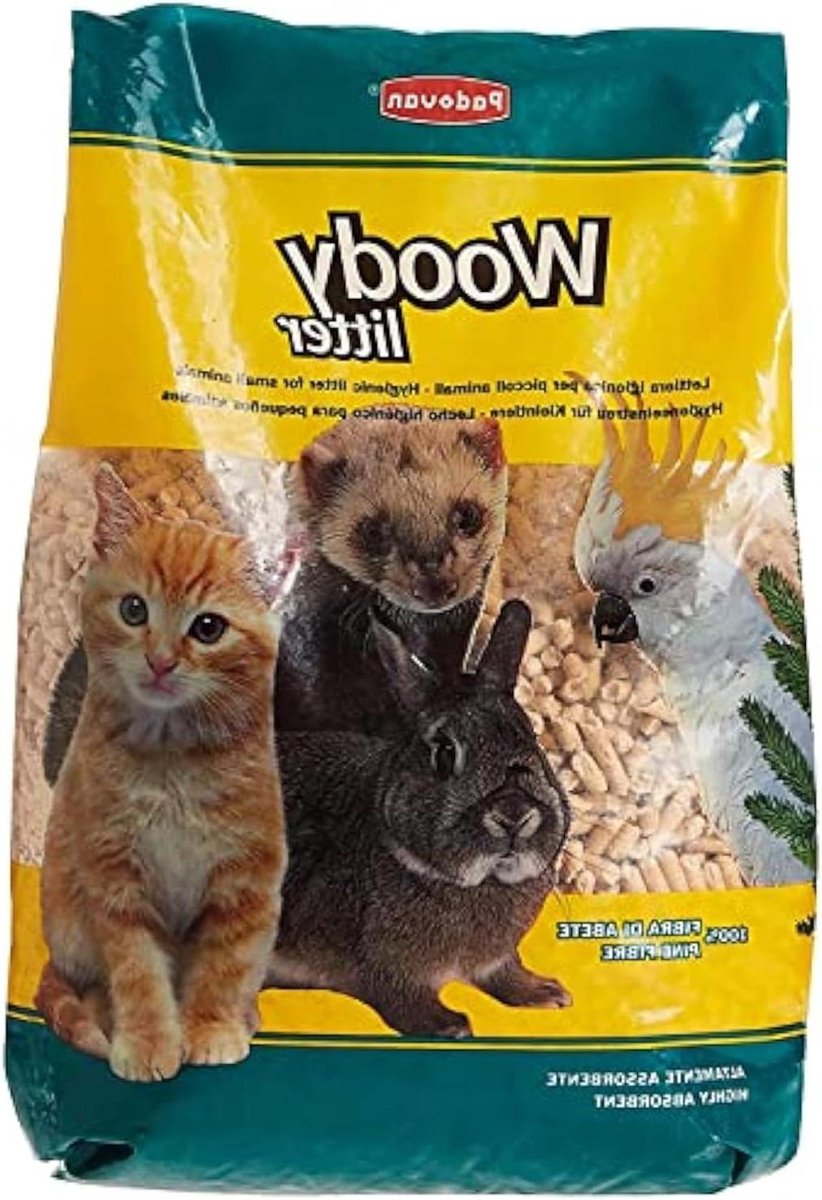 Kattenbakvulling - Kleine dieren strooisel - Hygiënisch houden - 100% sparrenvezel - 10 liter - Natuurlijk