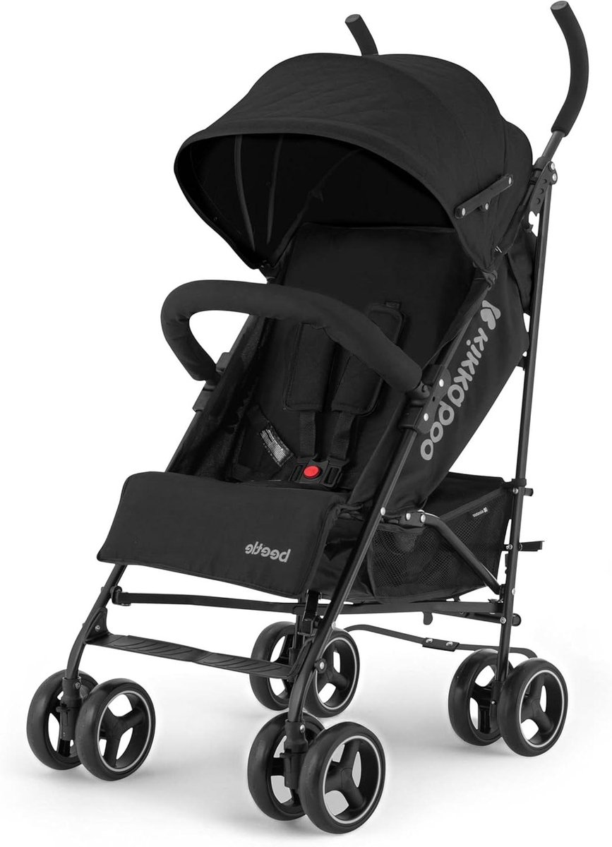 Kinderwagen - Buggy - Reizen en Wandelen - Compact Inklapbaar - Tot 22 kg - Zwart