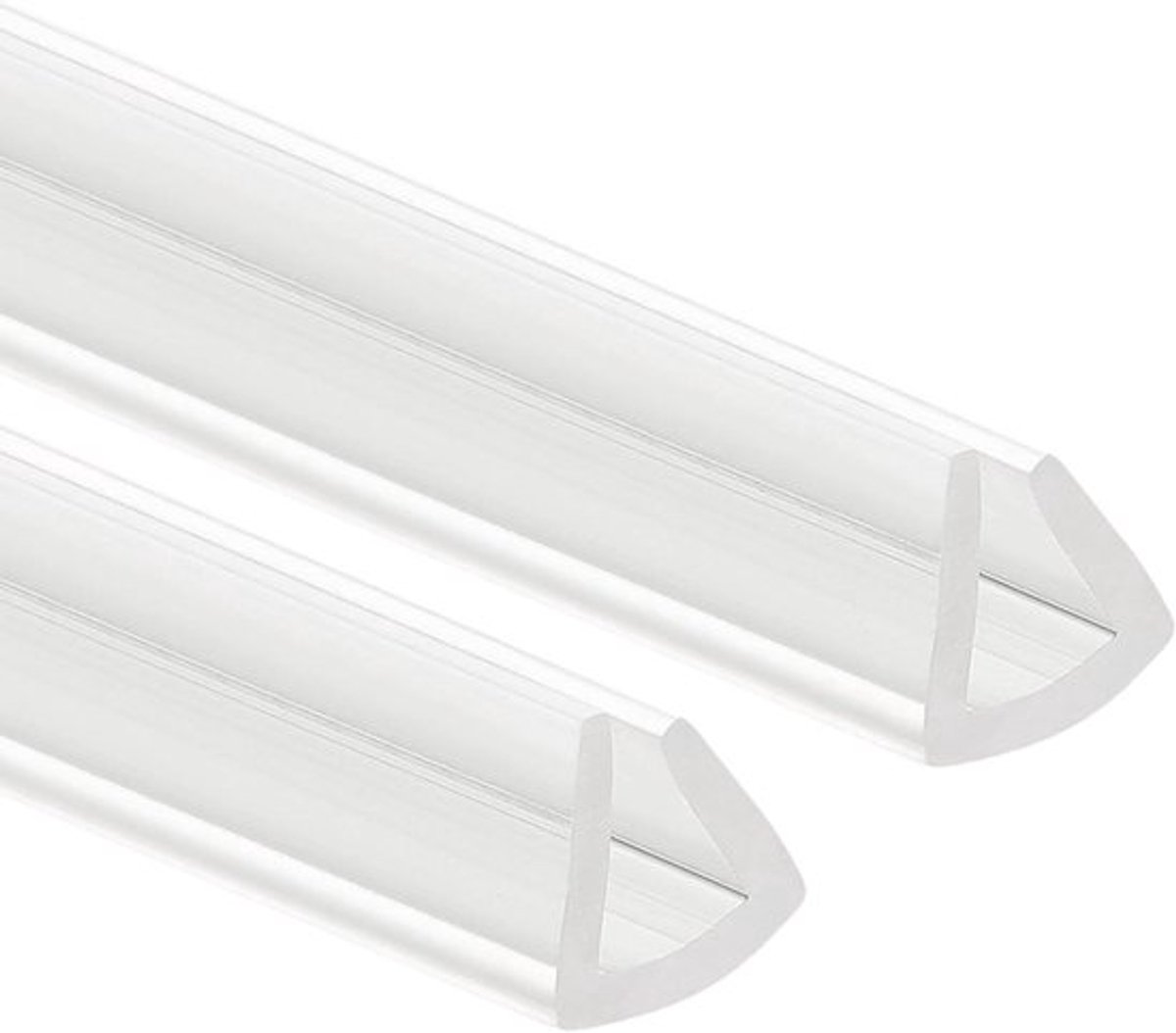 U-kanaal-randbescherming, 4,9 ft lengte, rubberen beschermlijst, geschikt voor 3-4 mm randen