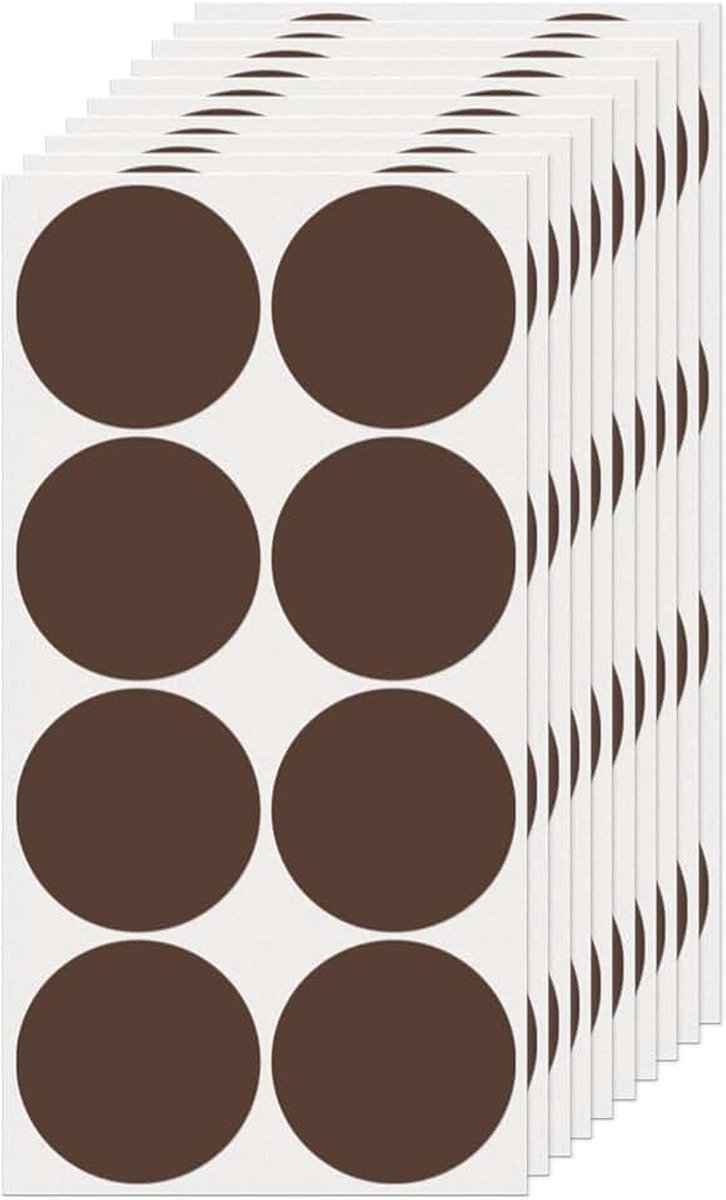 Ronde etiketten 50 mm kleurcodering cirkel stippen stickers vinyl waterdicht zelfklevend verwijderbaar plakkerige naamlabels voor thuiskantoor bedrijf 80-pack