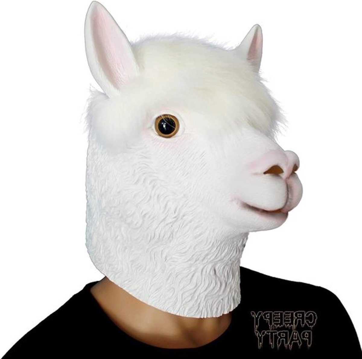 Realistisch Alpaca Llama Masker van Latex voor Halloween, Kostuums, Feestjes en Cosplay