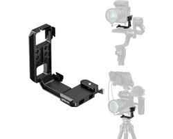 Verticale Bevestigingsplaat voor Cage met 1/4''-20 Draad en Basisplaat voor Arca Type, L-Beugel en Grip voor Statief, Geschikt voor DJI RS 4 Pro/RS 4 Mini/RS 4/RS 3 Pro/RS3/RS2