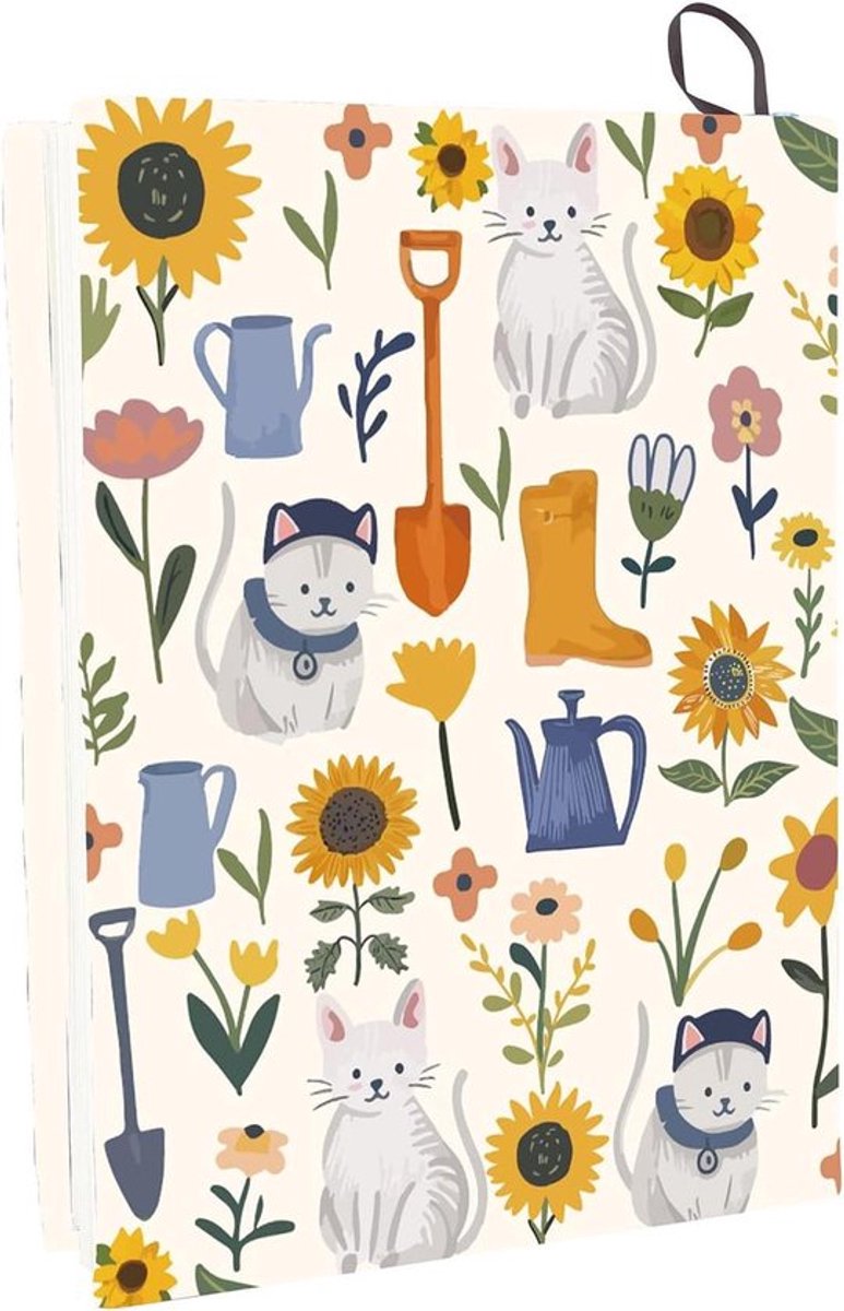 - Boekomslag - Zonnebloem - Rekbare - Vintage - Herbruikbare - Grote - Nylon - Boekbeschermer - Elastische - Notitieboekomslag - Geschikt voor Hardcover Boek - Liefhebbers - Klasgenoot - Geschenken