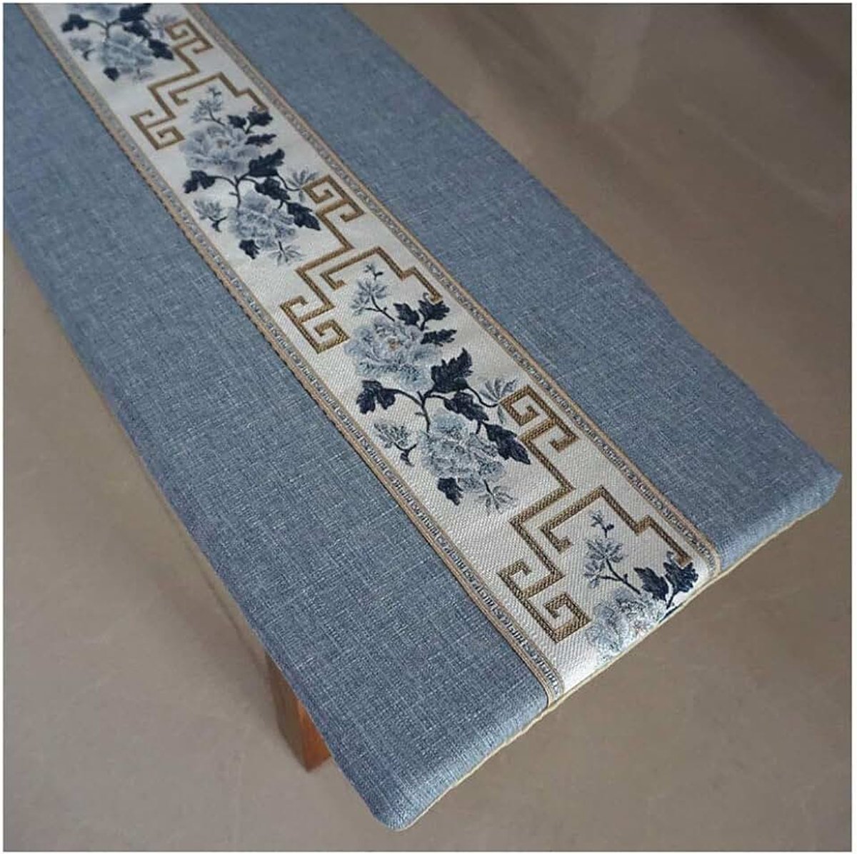 Bank zitkussen Tuin Bank Kussen met Bevestigingsbanden, 2 of 3 zits Bench Mat Pad Patio Bench Pad ligstoel kussen Vervanging Matras Pad Indoor Outdoor, 3 cm Dikke -Kleur 1 160 × 30 × 3 cm (63 × 12 × 1.2i