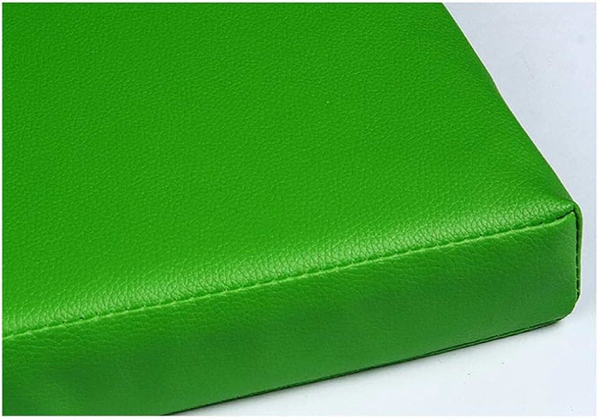 Bankkussen met stropdas, zachte ligstoel kussen bank schommel kussens, 2 zitplaatsen grote tuin zitkussen pad tuin bank kussen zitkussen-groen 110×30×5cm (43×12×2in)