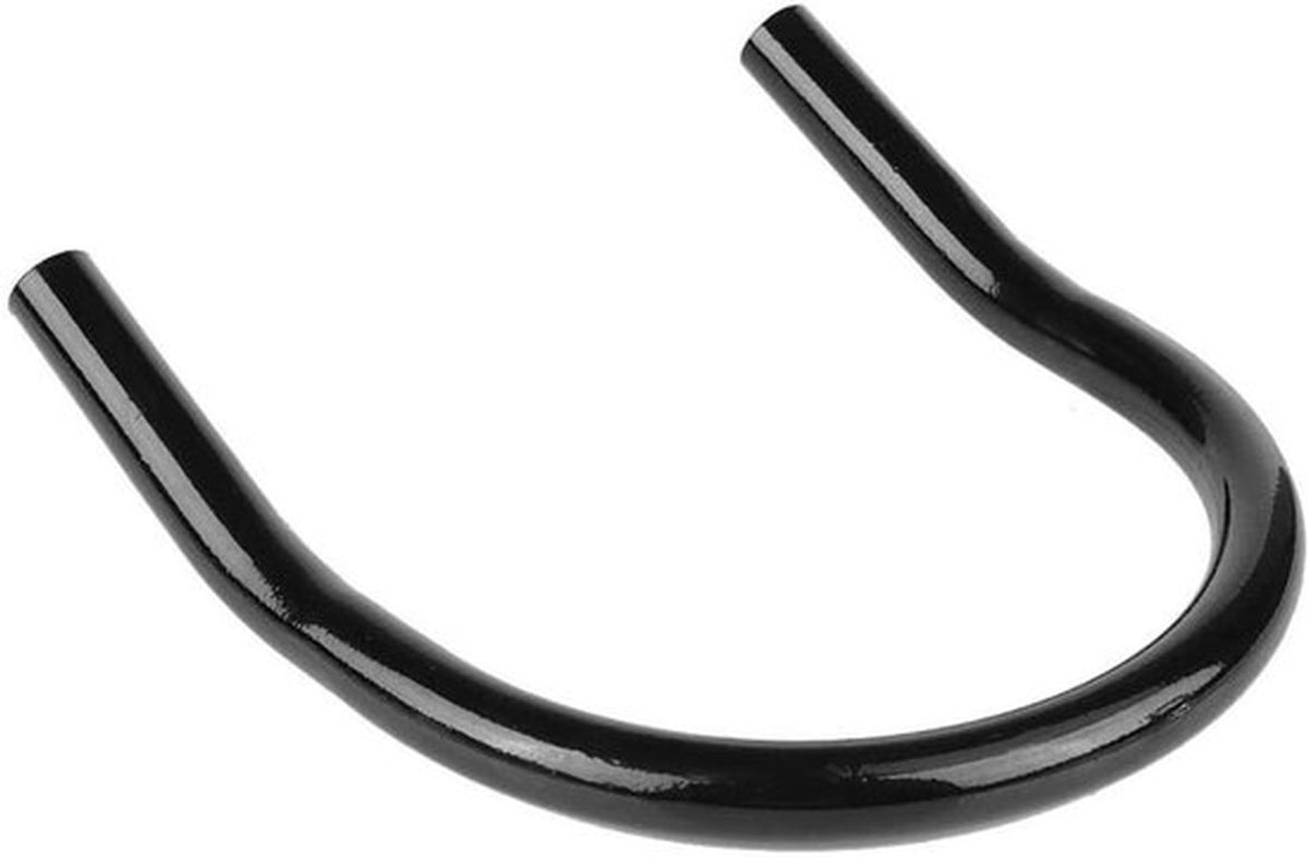 Motorfiets Achterzitplaats Bevestigingsbeugel voor Frame met Hoepel en Steun - Geschikt voor Diverse Zitplaatsen en Accessoires (Gebogen Buis 210mm)