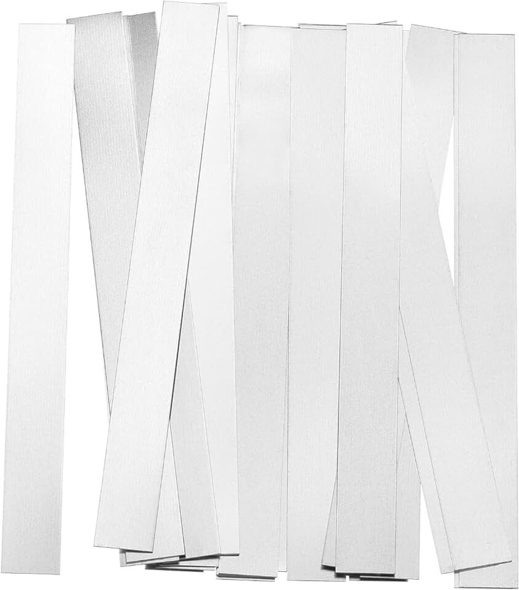 50 stuks zuivere nikkelstrips, 0,2 x 10 x 100 mm nikkelband voor batterij, vernikkelde stalen strips voor accupack en puntlassen