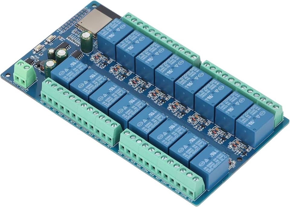 Development Board voor in-kamer met 16 kanalen- Veelzijdige Power Opties- Reset- en Programmeerbare Knoppen- Gebruiksvriendelijk