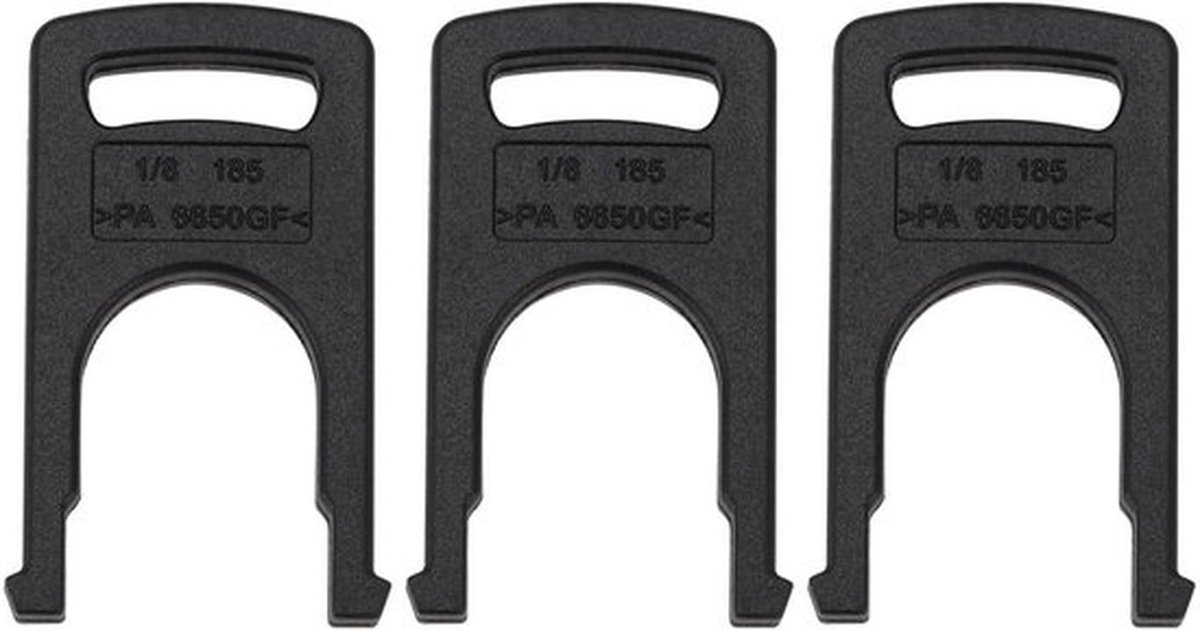 Klem 3 Stuks - U-Clip - Hogedrukreiniger - Slangaansluiting - Compatibel met Karcher K-serie - Duurzaam ABS kunststof - Slangklem