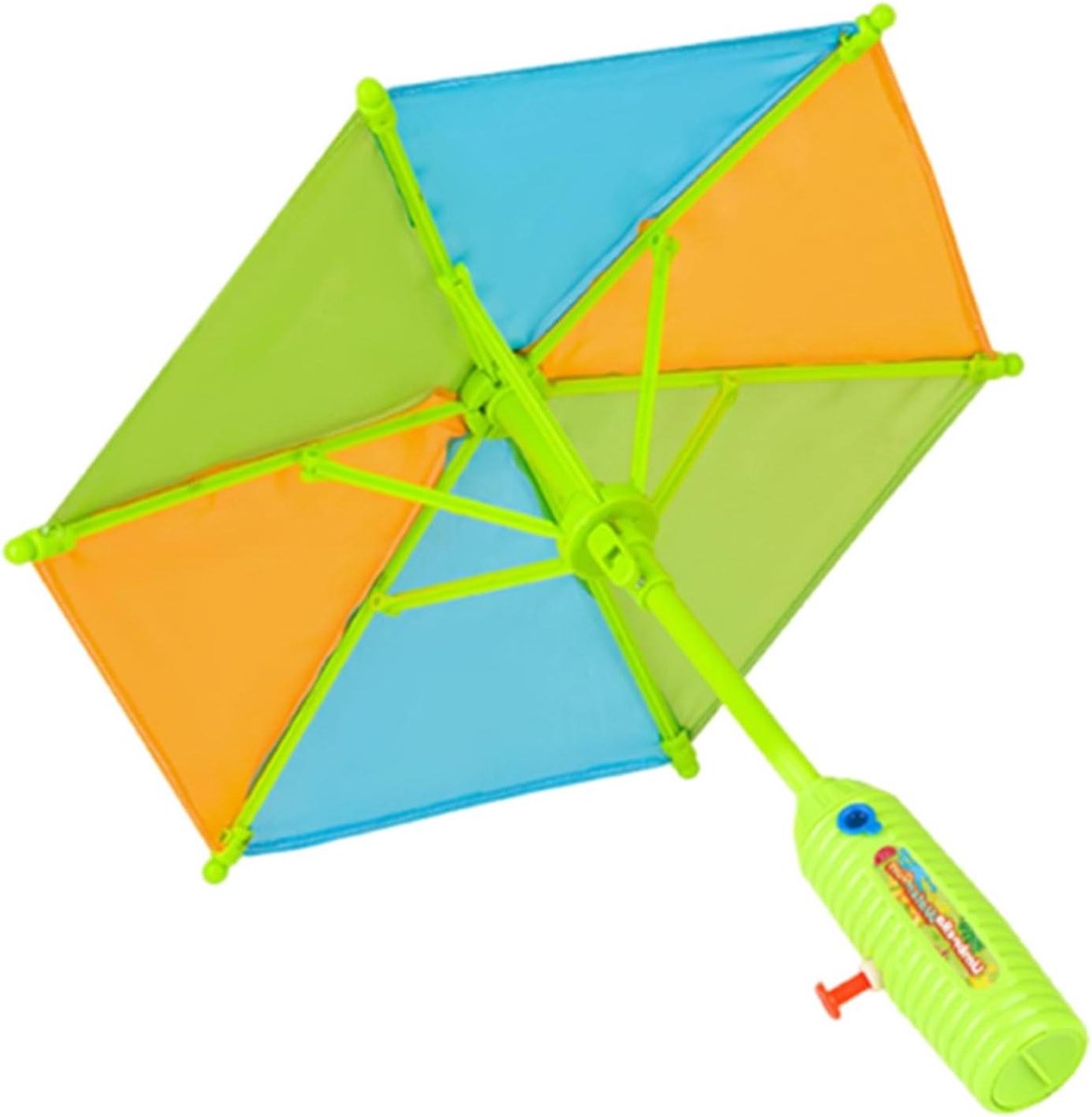 Waterspuit Kinderen Speelgoed - Waterkanon Paraplu - Waterpret Buiten - Eenvoudig Bedieningssysteem - 32 cm - Groen