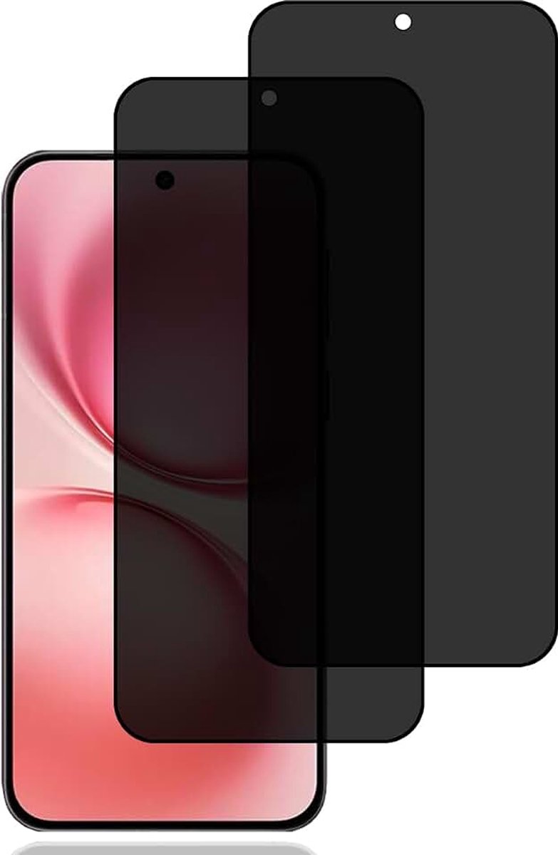 Screen Protector voor Vivo X200 FE 5G [2 stuks] | anti-spy gehard glas film,9H hardheid,krasbestendig,hoge gevoeligheid,anti-spy schermbeschermer voor Vivo X200 FE