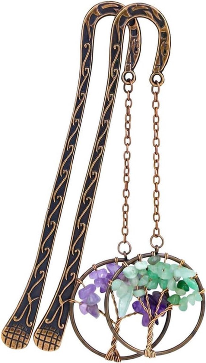 Metalen Vintage Bronzen Bladwijzers - Set van 2 Stuks voor Boekliefhebbers - Prachtig Cadeau voor Vrouwen en Mannen