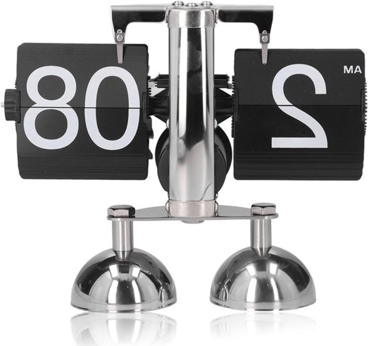 Retro Vouwklok - Mechanische Klok met Automatische Paginaomslag en Digitale Weergave, Perfect voor Thuis en Kantoor