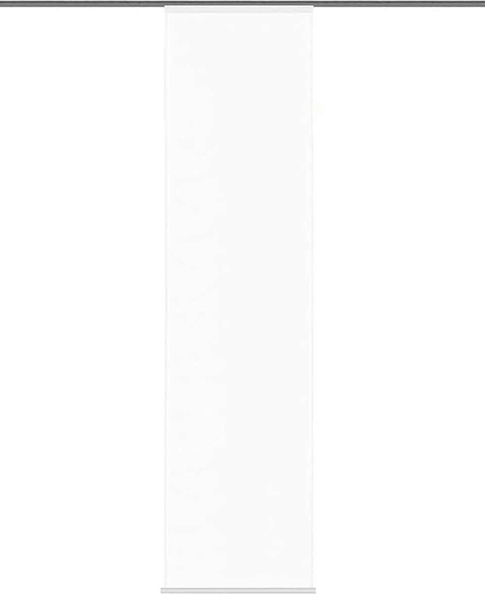 Fashion 87802-701 schuifgordijn digitale print 'Rom', Half organza, 245 x 60 cm, wit
