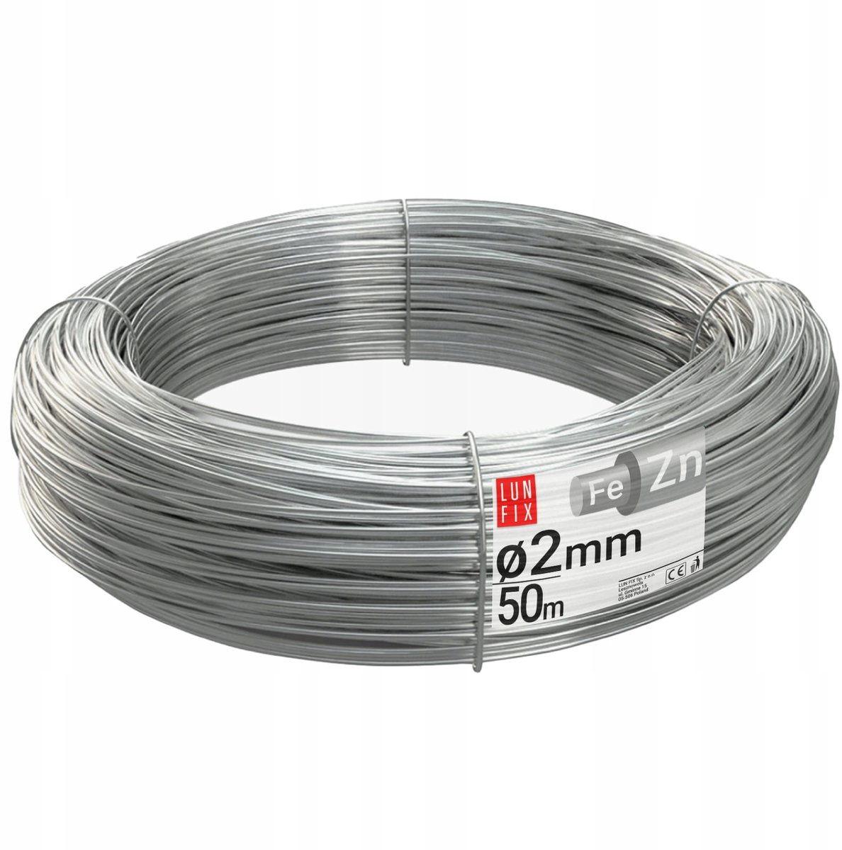 LUN FIX - Draadspanner voor gaas 2mm verzinkt - 50m