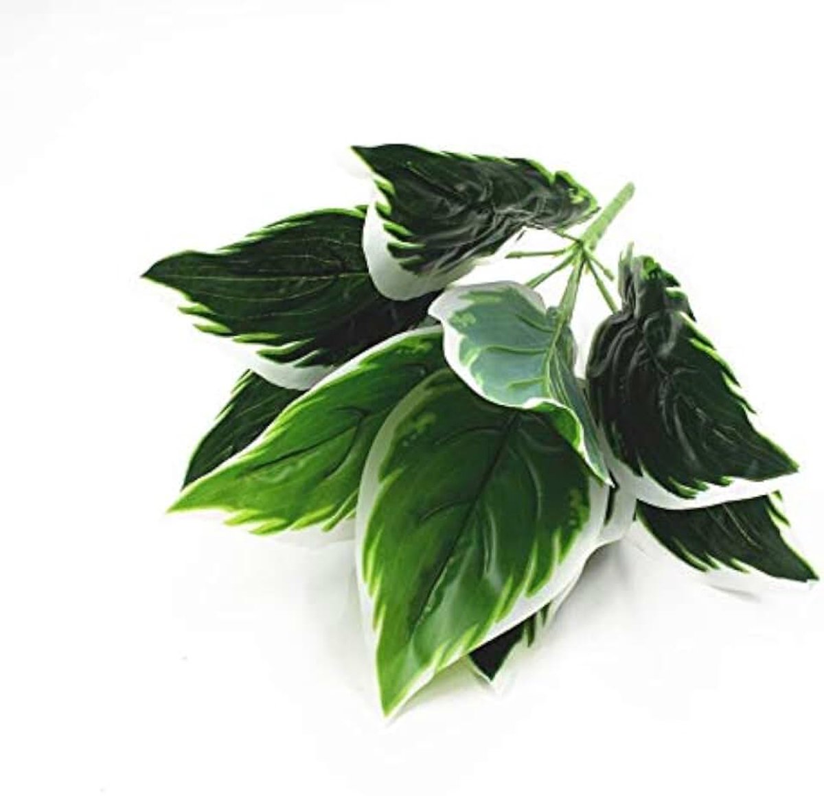 Palmboom 25 cm 9 hoofden Kunstmatige Monstera Boomplanten Huis Tuin Woonkamer Slaapkamer Balkon Decoratie Tropische Plastic Nep Planten Nep Planten (Kleur: Bai Bian Ye)