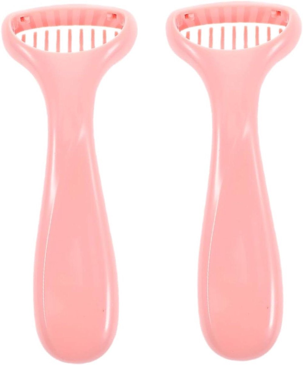 Pijnloze Ontharingsapparaten - Gezichtshaar Trimmer - Gladde Huid - Vrouwenspecifiek Ontwerp - 12 x 45 cm - Roze