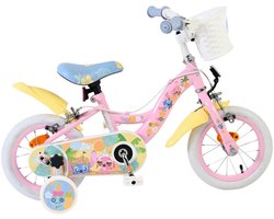 Vélo enfant Koala - Filles - 12 pouces - Rose - Deux freins à main
