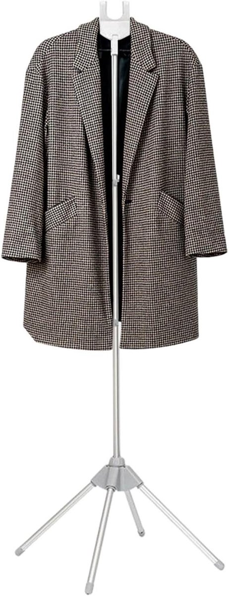 Kleding Stoomrek - Opvouwbaar Kledingrek - Kleding Stomen - Verstelbaar & Stabiel - 160 cm Lengte - Zilver
