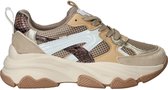 POSH by Poelman Sneakers - Meisjes - Beige - Maat:37