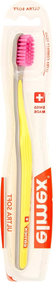 Tandenborstel - Zachte borstel - Mondhygiëne - 5460 Ultra zachte strengen - Ultracompacte kop - Wit