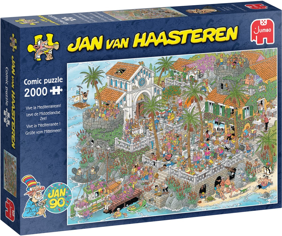 Jan van Haasteren - Leve de Middellandse Zee! - 2000 stukjes
