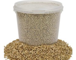 Zonnebloempitten - hoogwaardig gebakken voedsel voor wilde vogels (2,5 l)