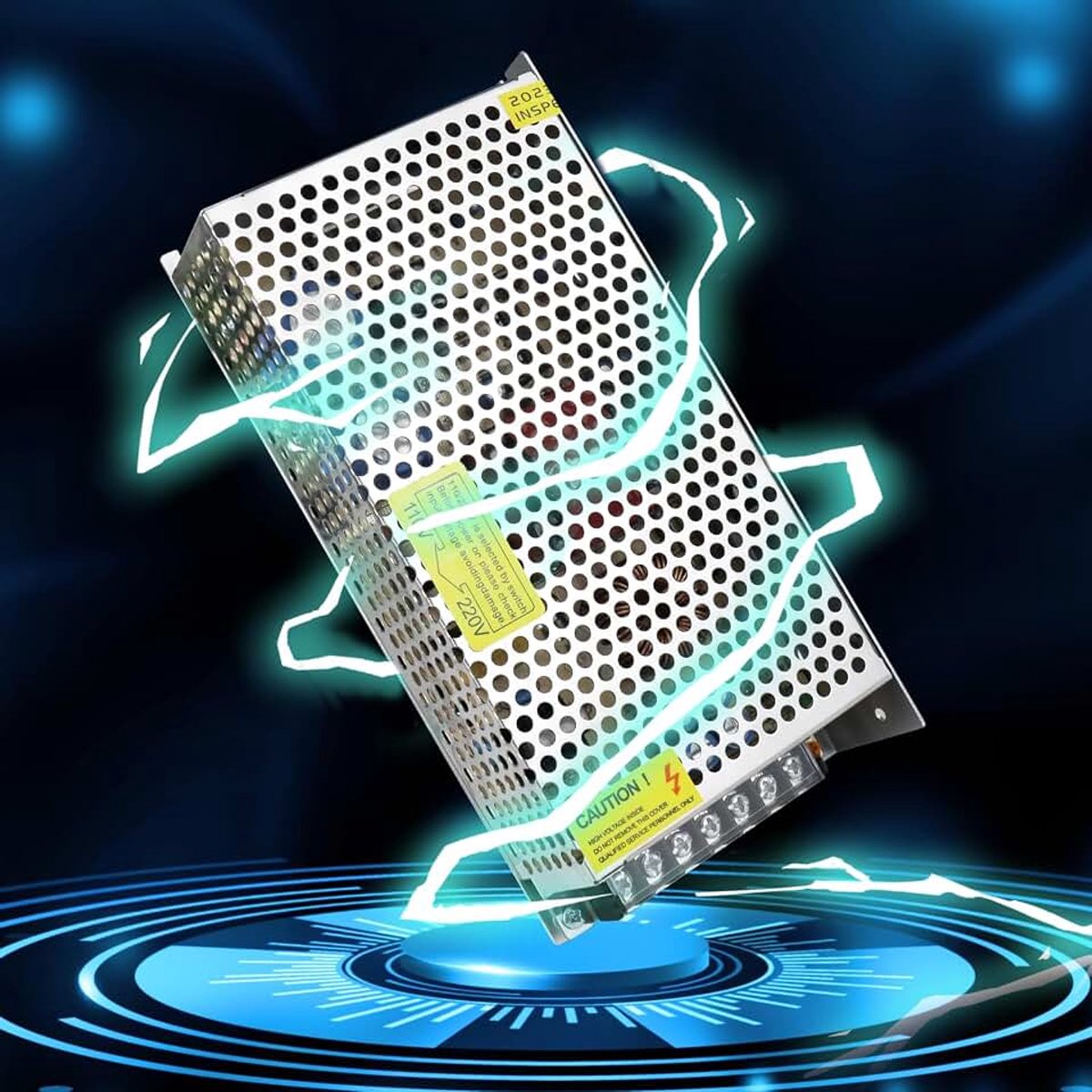 Schakelvoeding 24 V 6,25 A 150 W voeding, led-transformator, schakelomvormer AC 230 V naar DC 24 volt, adapter transformator voor ledstripverlichting, 3D-printer, CCTV, led-verlichting