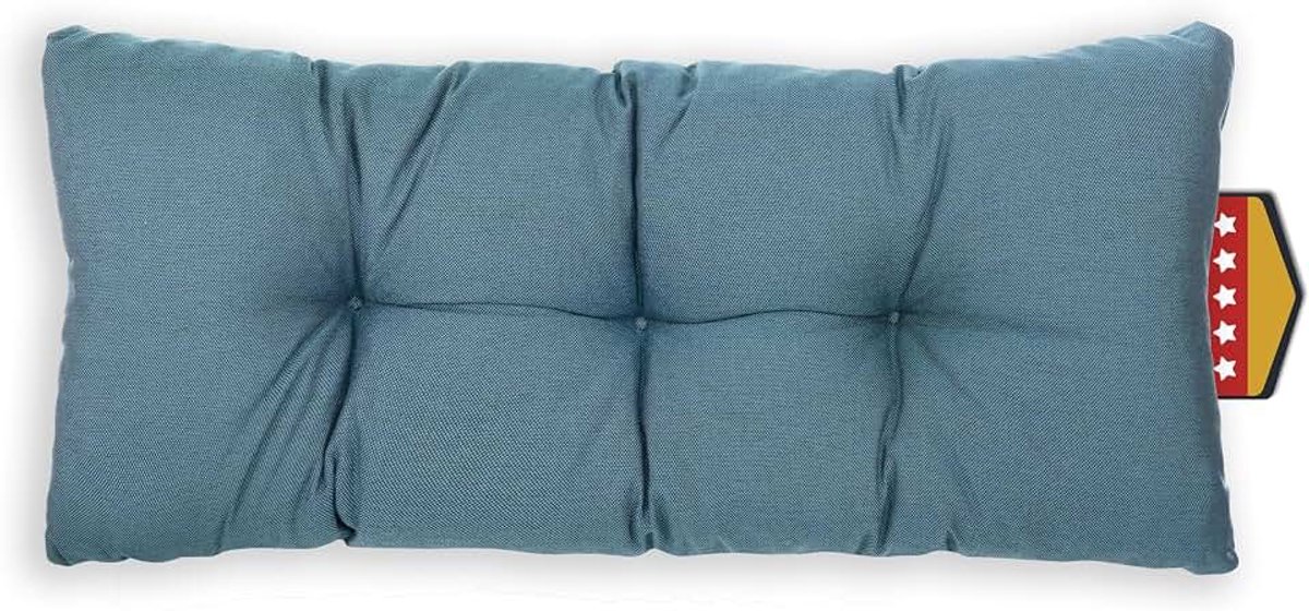 Kussen voor europallets, FÜLLPRO+ vulling, weerbestendig palletkussen (1x rugkussen 120x40cm - Marineblauw)