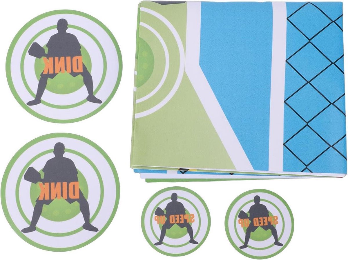 Pickle Oefenmat - Trainingsmat Slag - Sportvaardigheid Verbeteren - Zelfstandig Oefenen - 72x82 cm - Niet gespecificeerd