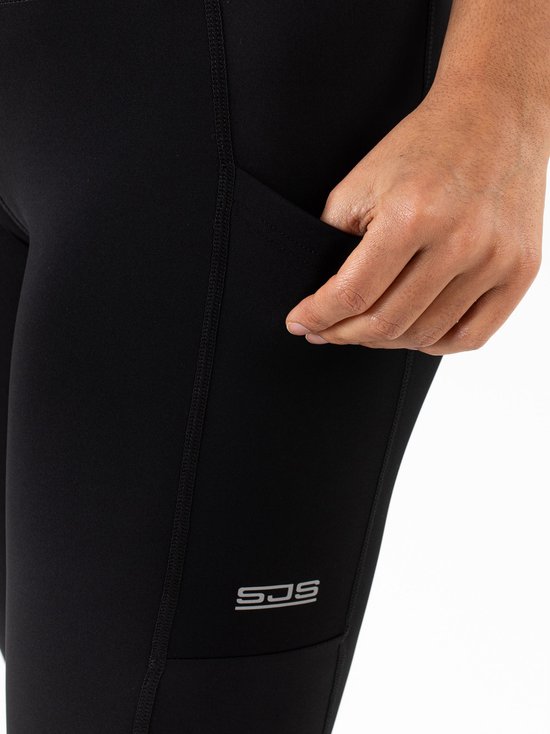 Sjeng Sports ADVANTAGE Legging Dames Zwart Hoge Taille 4-Way Stretch Met Zakken Verstelbare Tailleband Sportbroek Vrouwen van Sjeng Sports — afbeelding 3