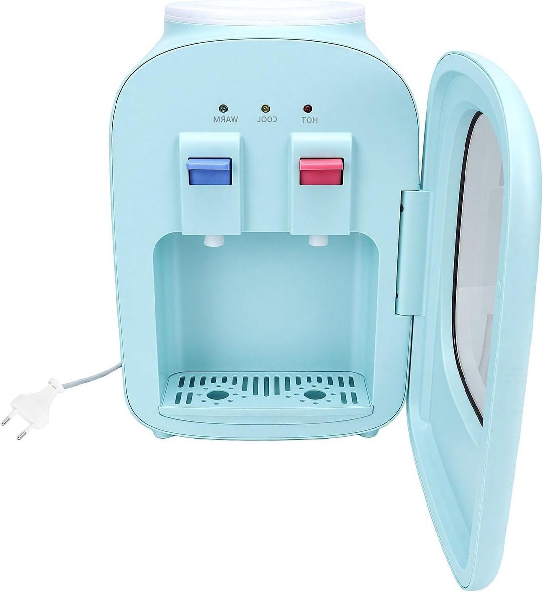 Aanrecht Waterkoeler - Waterdispenser Heet Koud - Direct Water Tappen - Snelle 3 Seconden Verwarming - 34.5x24.5x23cm - Lichtblauw