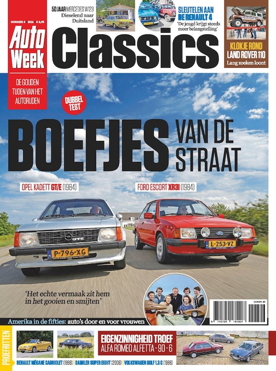 AutoWeek Classics 8-2026 - De gouden tijden van het autorijden