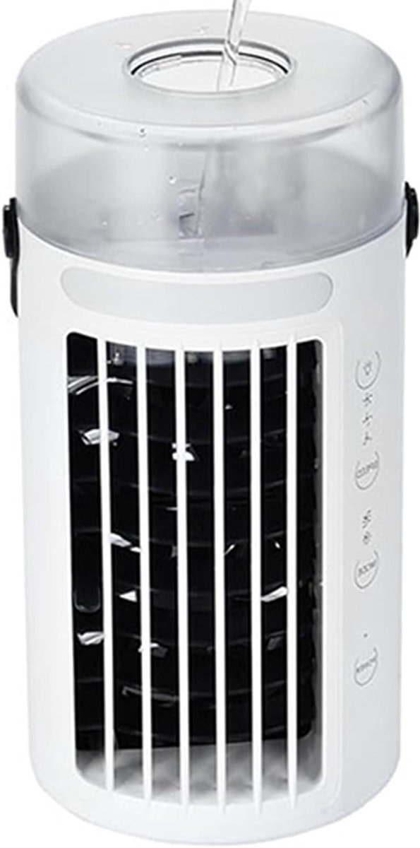 Draagbare Airco - Mini Koeler - Persoonlijke Koeling - Fijne Nevel - 3 Snelheden - Wit