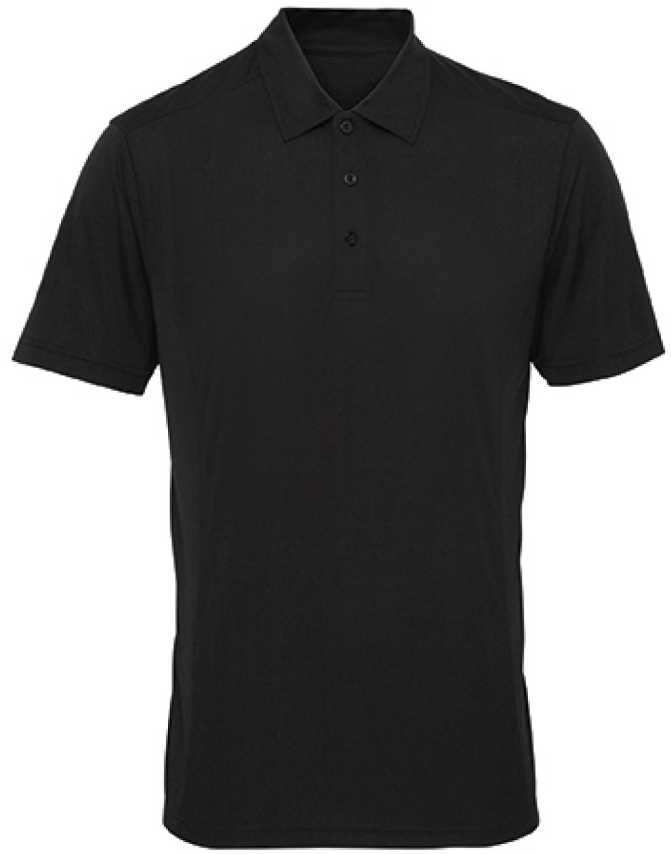 TriDri Men´s Panelled Polo TR012 - Black - S