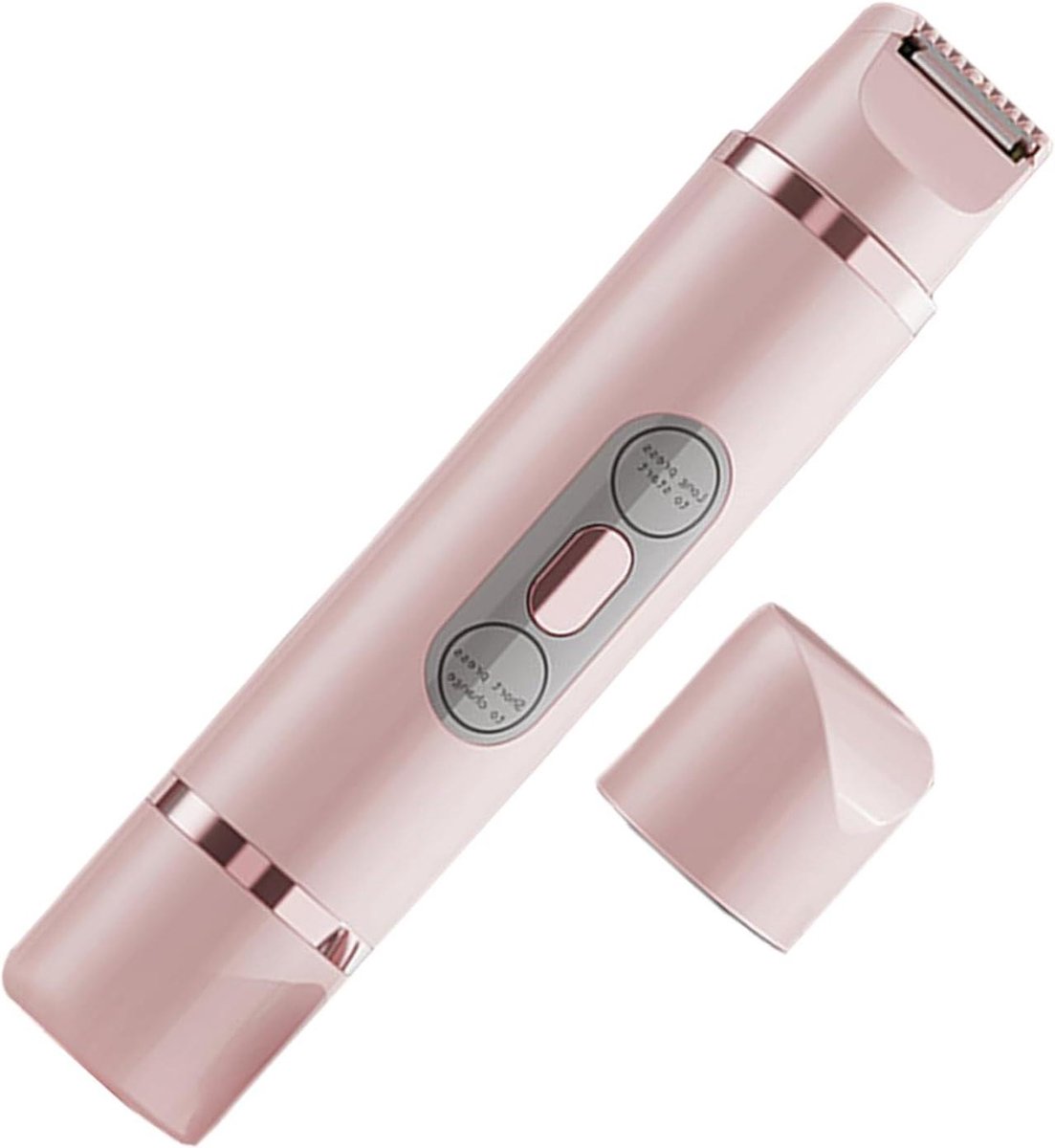 Elektrisch scheerapparaat dames - Gezicht epilator - Gladde huid - Dubbel scheerhoofd - 16.7 cm - Wit