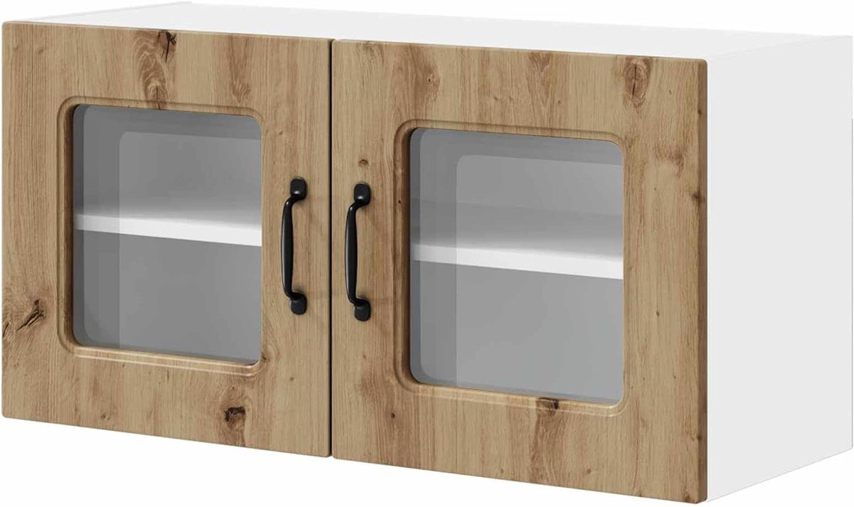 Keukenkast Ombouwkast - Opbergkast Keuken - Oven Magnetron Plaatsen - Ruimtebesparend Design - 80 x 31 x 40 cm