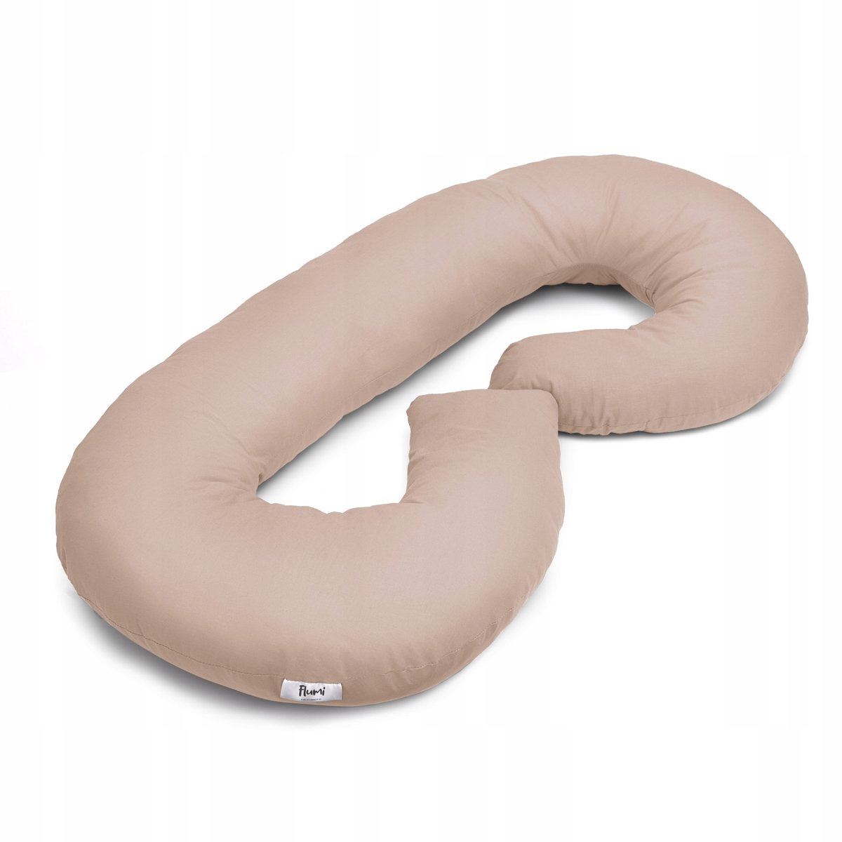 Flumi Hoes voor C-vormige zwangerschapskussen - Beige
