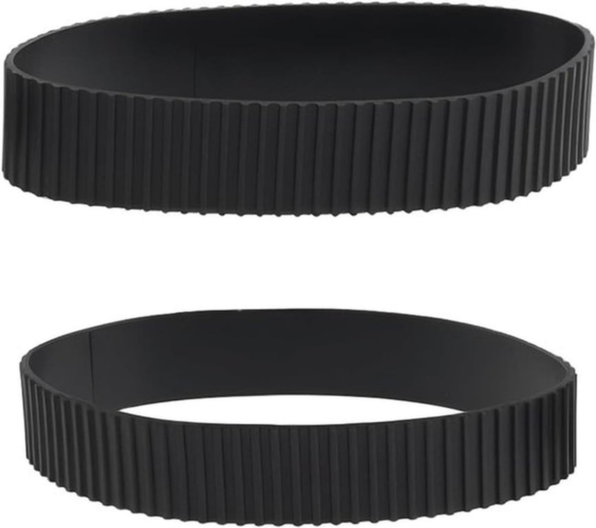 Rubberen ringen-set voor cameralenzen - Zoom en Focus Sigma 24-70mm F/2.8 DG DN ART compatibel - Zwart - Vervangbare Onderdelen - Fotografie-accessoires - Geschikt voor professionele camera's