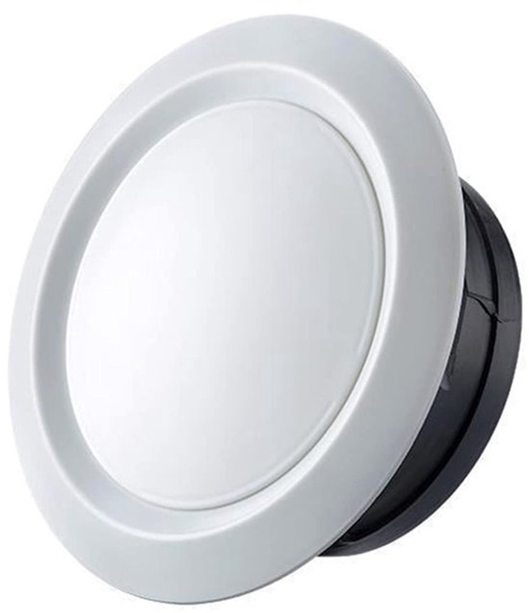 Ventilatierooster Rond - Ventilatierooster Wit - Luchtrooster - Diameter 75 mm - Kunststof - Eenvoudig te installeren