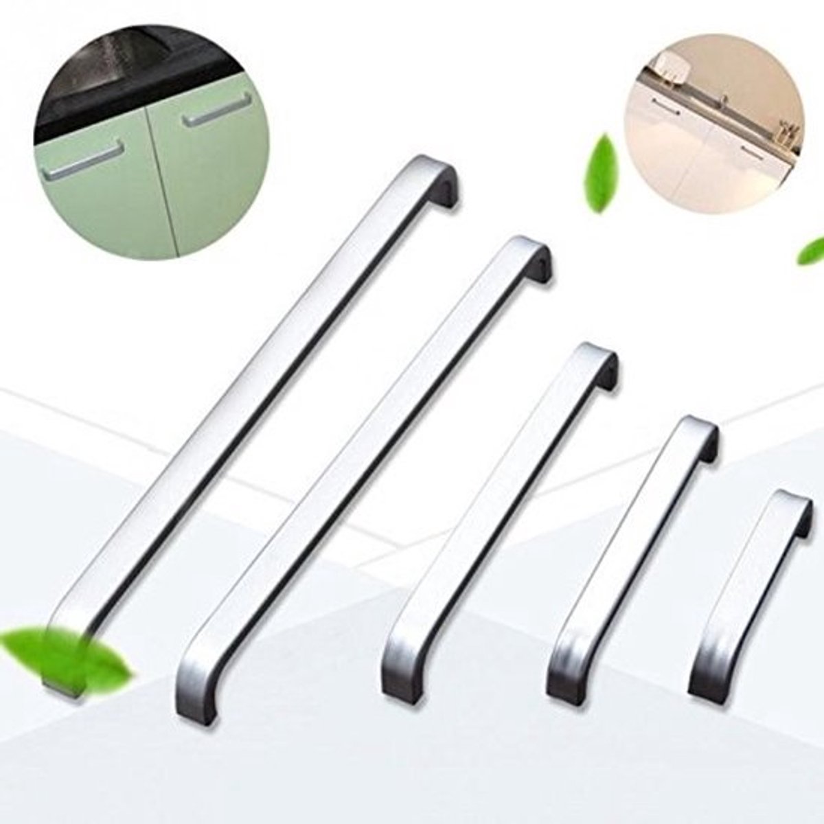 Trekknoppen Aluminium Legering - 4 Stuks - Deurgrepen - Meubelaccessoires - Roestvrij - Corrosiebestendig - Eenvoudige Installatie