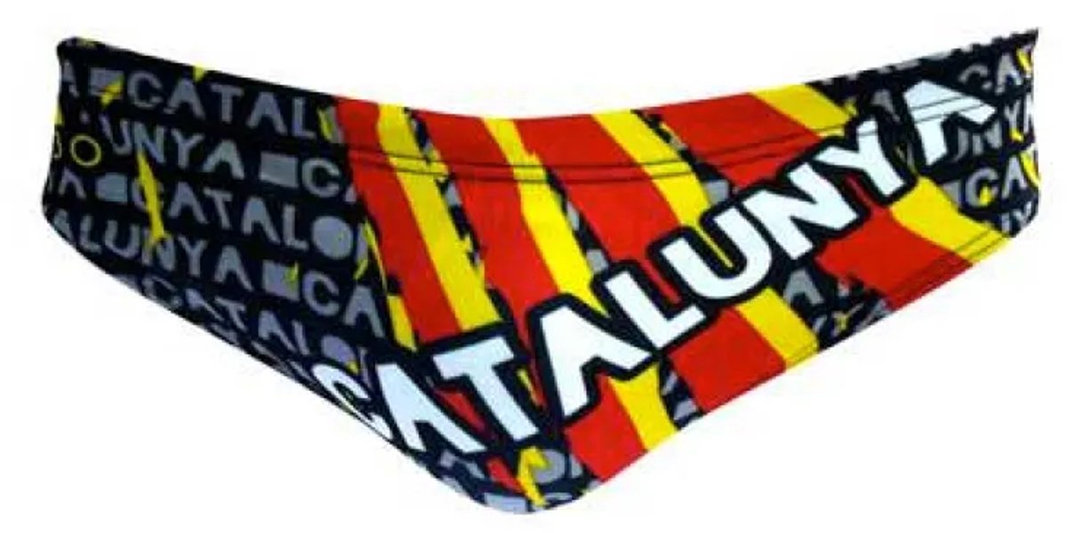 Turbo Catalunya Zwemslip Zwart L Man