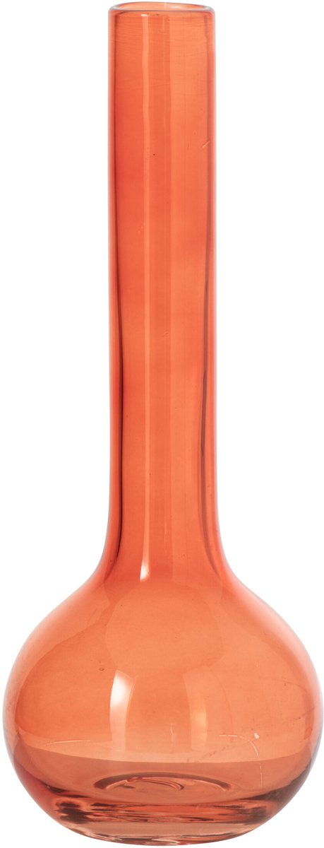 J-Line vaas - glas - oranje - small