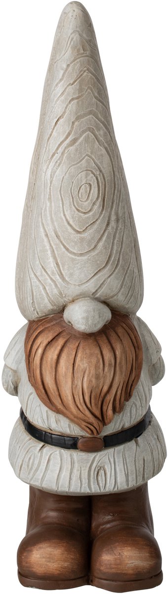 J-Line figurine Kabouter - magnesium - grijs - small