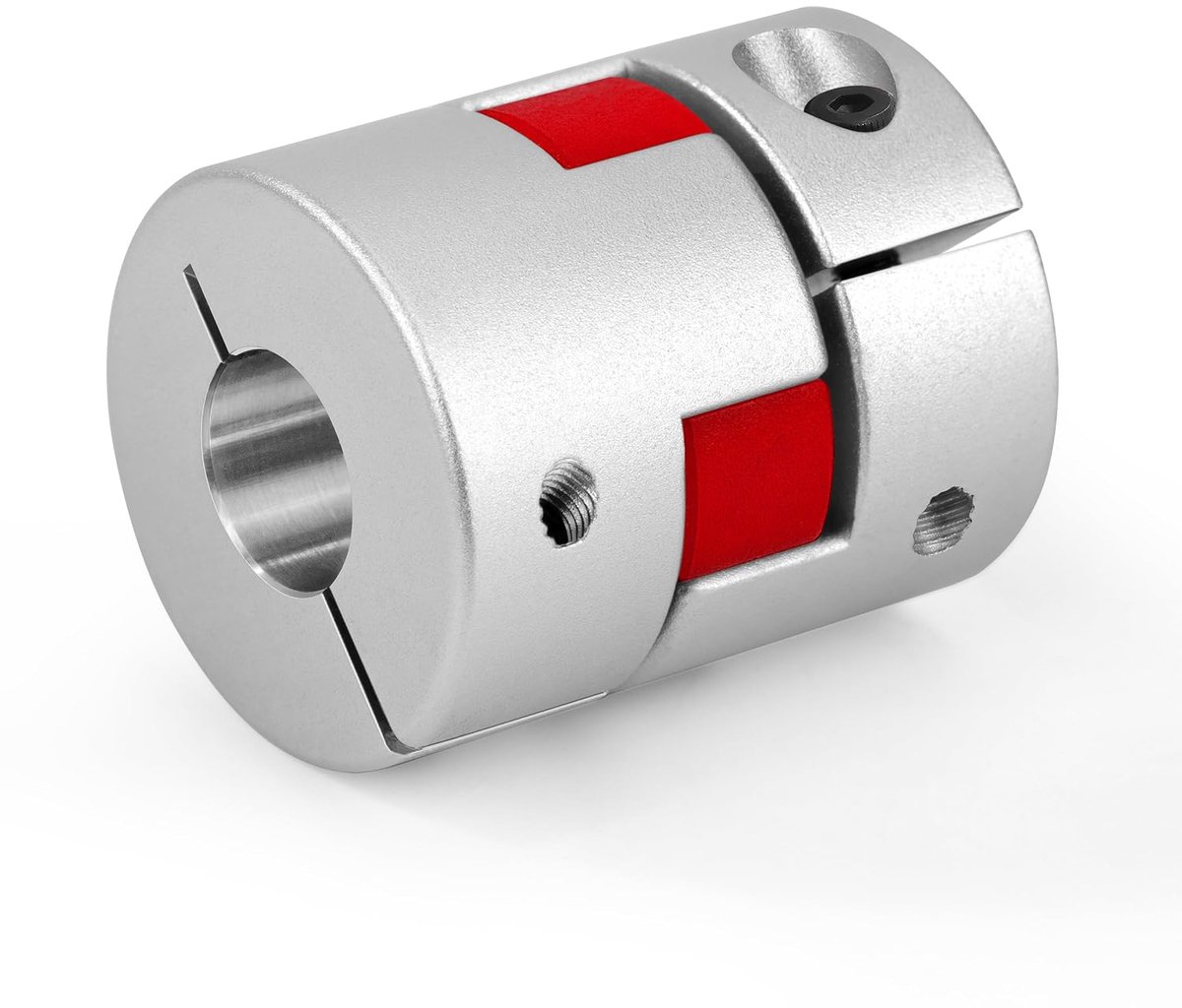 D25 L30 koppeling, aluminium motorkoppeling, CNC spinnenaskoppeling, voor stappenmotor (6,35 x 8 mm)