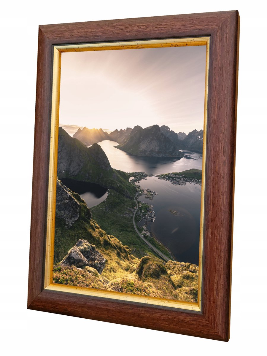 Houten Fotolijst 20x20 cm SARA - Huwelijk, Doop, Cadeau